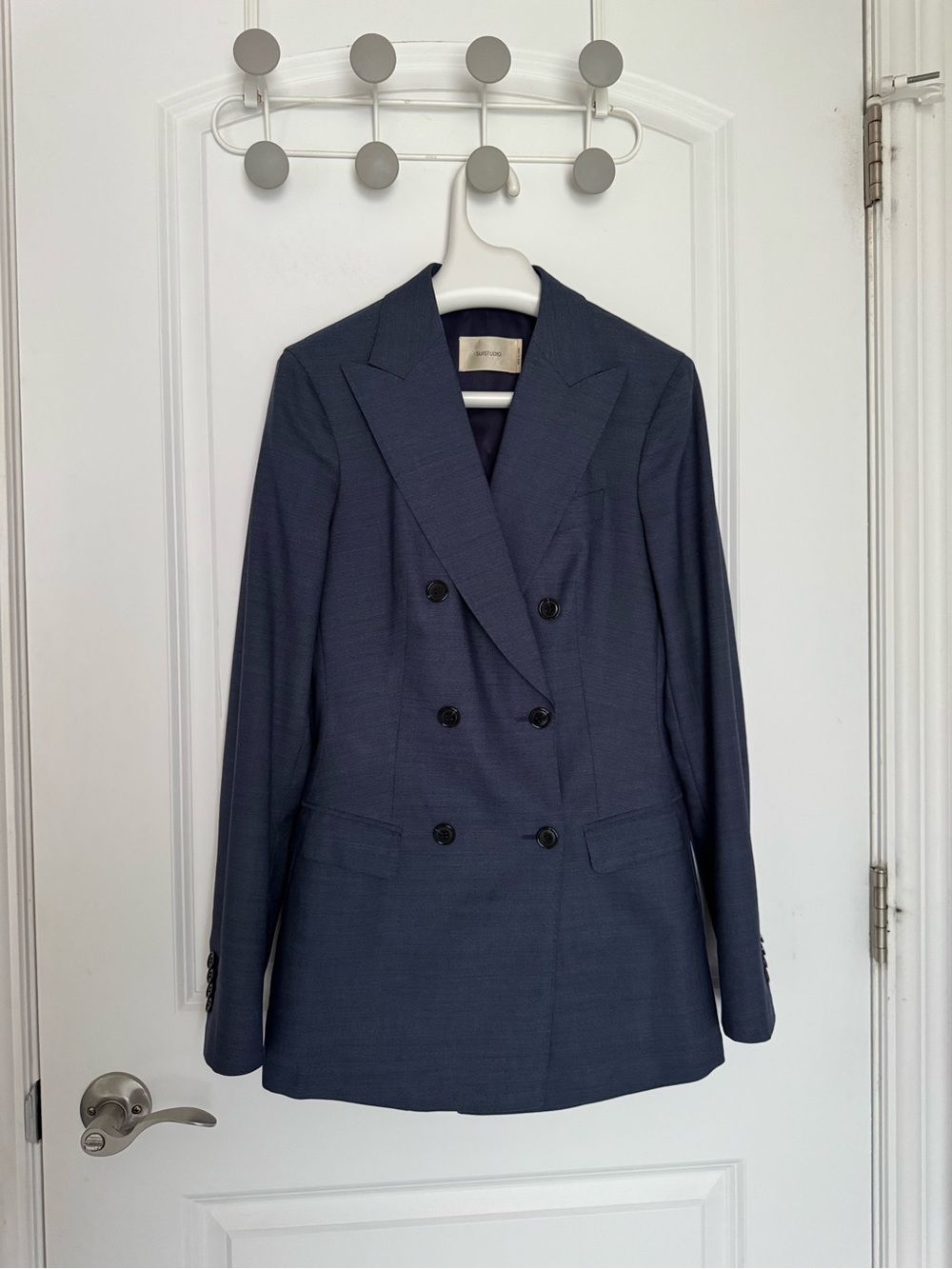 SUISTUDIO  wool Tailored Double-Breasted blazer size 4-6 - Picture 3 of 13